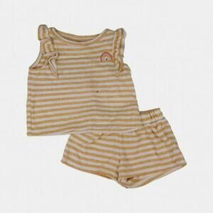 Art Class Striped Terry Short Set